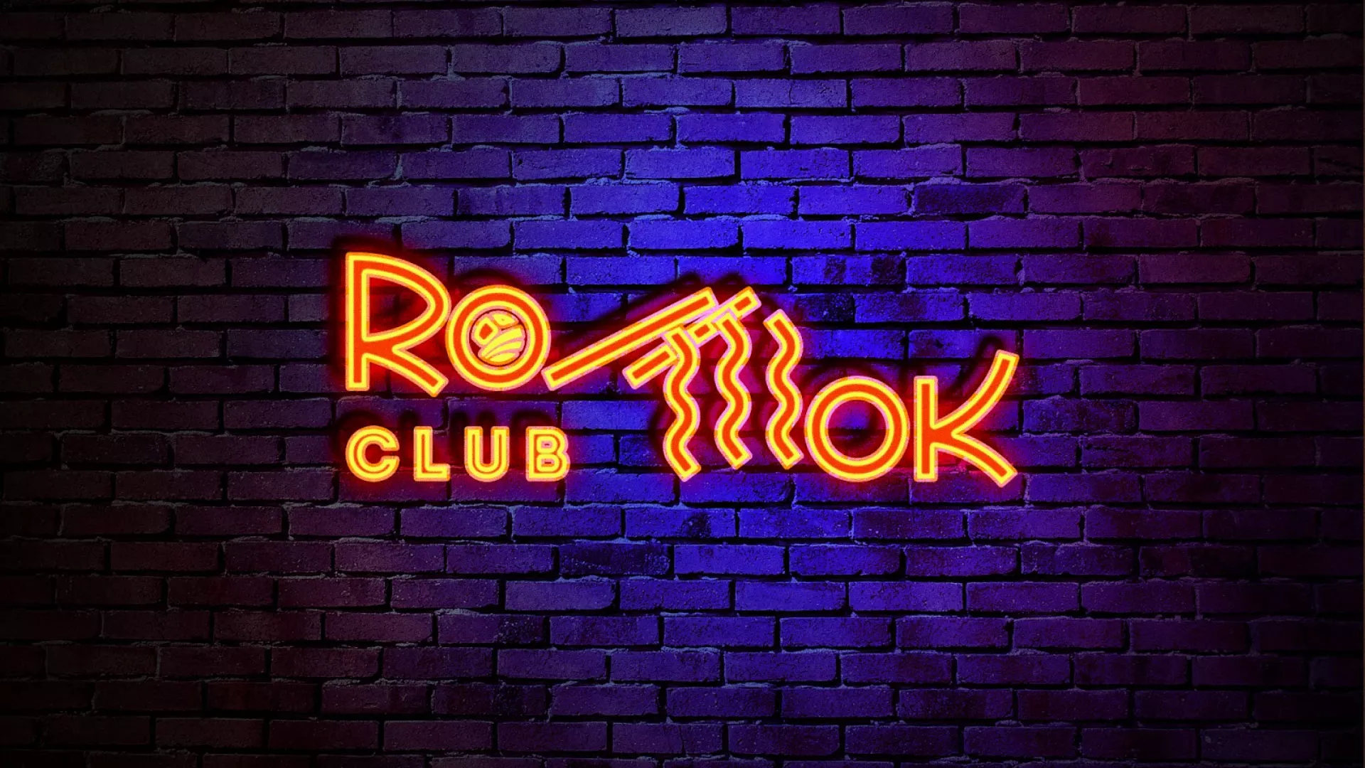 Разработка интерьерной вывески суши-бара «Roll Wok Club» в Азнакаево